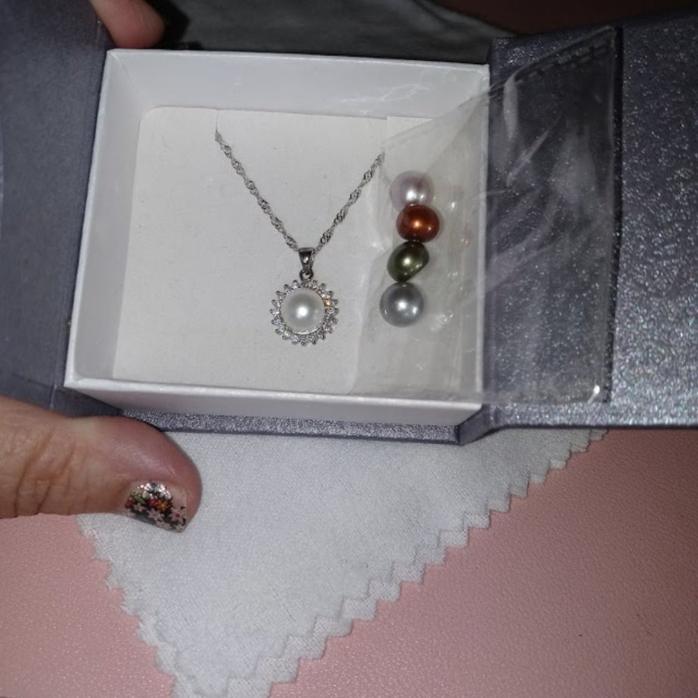 Colored Freshwater Pearl(s) Necklace